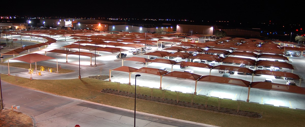 Hail Protection For Airport Parking Lots VPS Structures