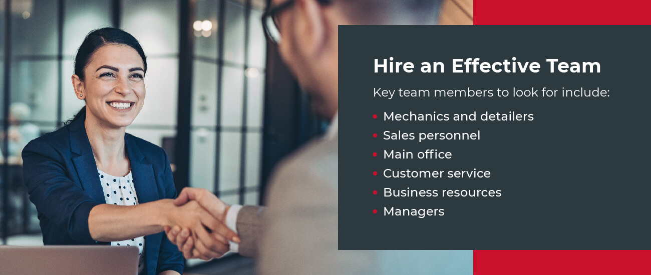 hire an effective team