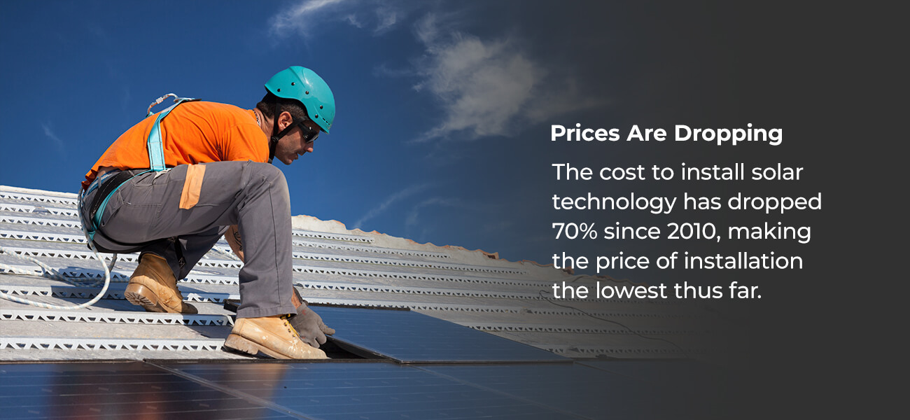 solar prices are dropping