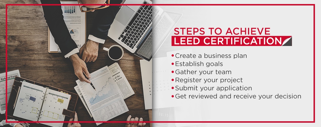 steps to achieve leed certification