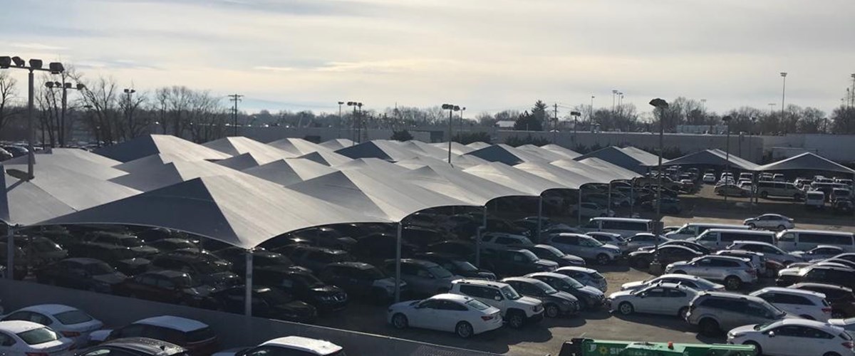 covered parking at avis group in st louis