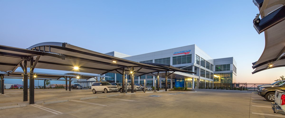 covered parking at aviation terminal thumbnail