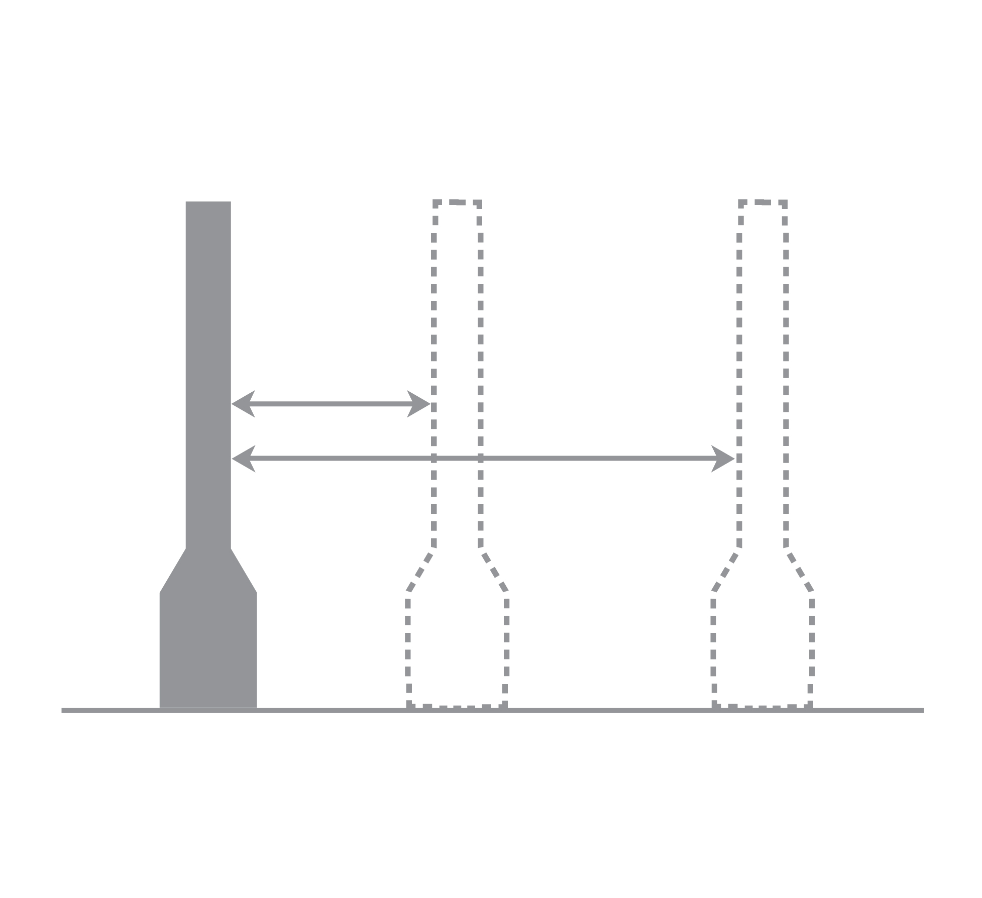 Custom column spacing for haul-away and railhead lots