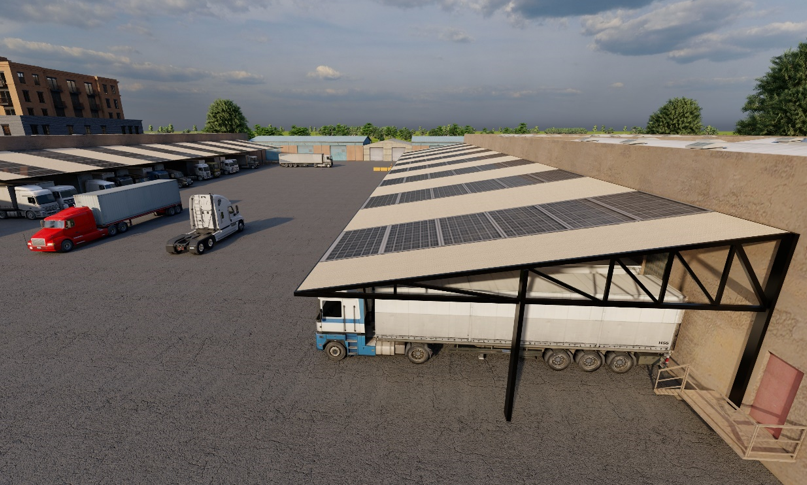 Distribution Center Shade Structures