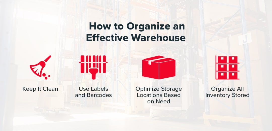 how to organize a warehouse