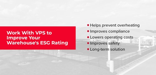 Work with VPS to improve your warehouses ESG rating