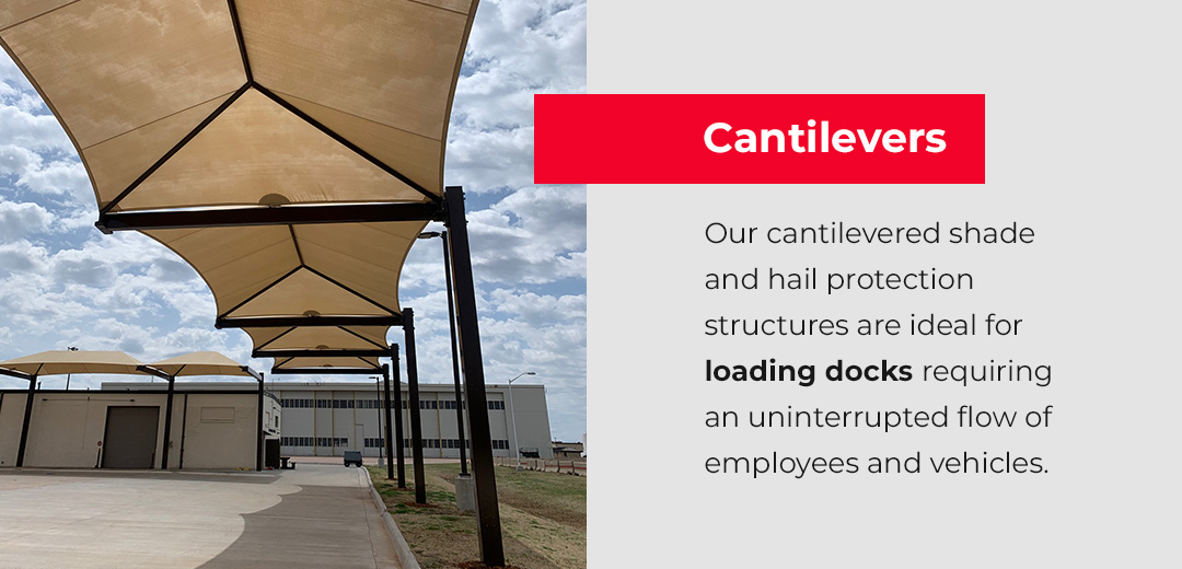 cantilevers are ideal for loading docks