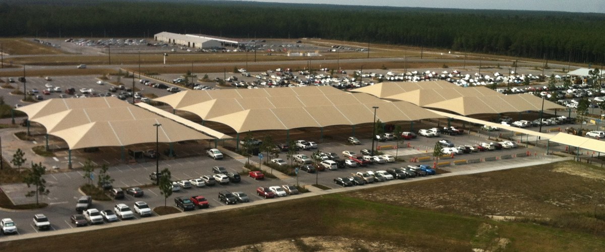 aerial view of northwest florida beaches airport