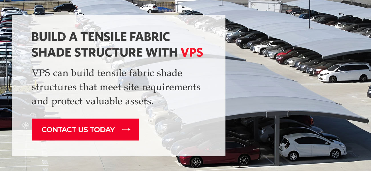 Build a tensile fabric structure with VPS