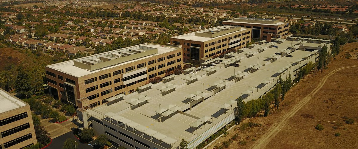 rooftop parking structure