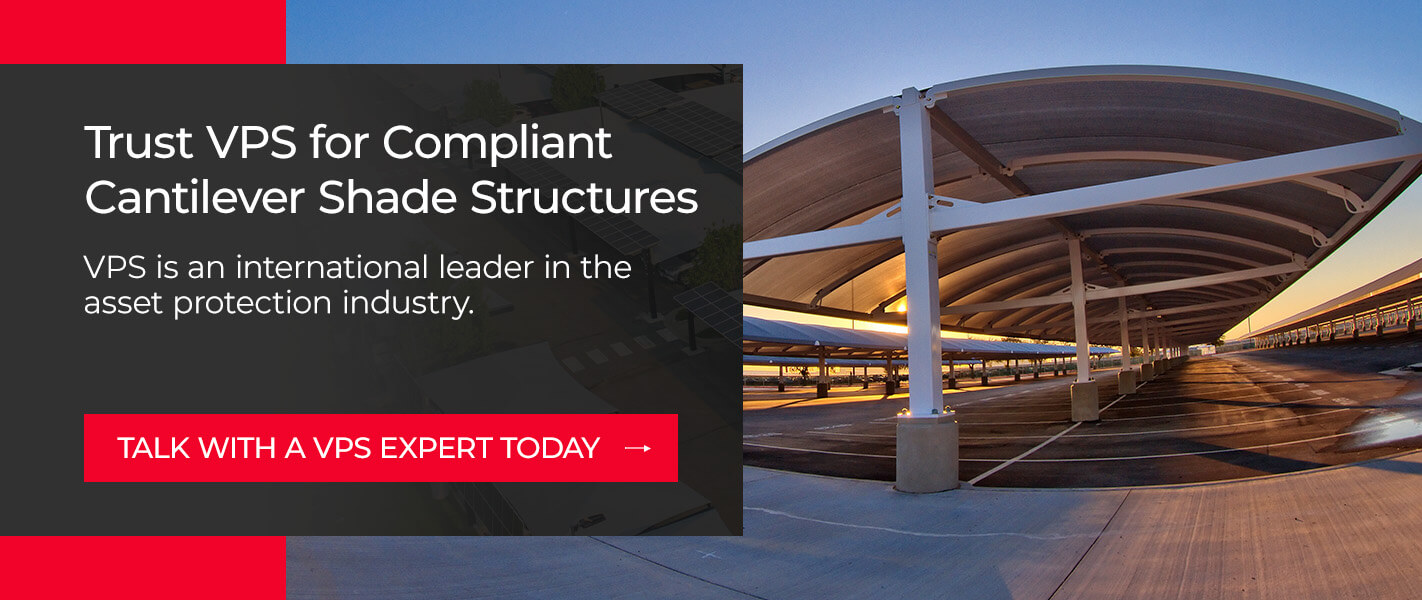 Trust VPS for Compliant Cantilever Shade Structures