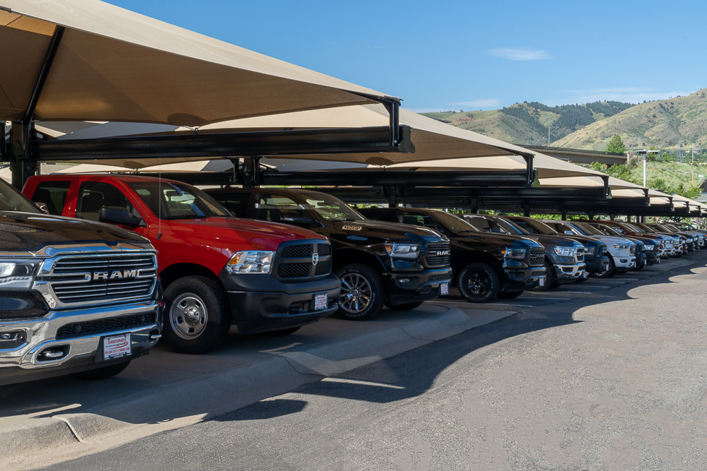 Solar Integrated Hail Protection Structures - Christopher's Dodge Ram thumbnail